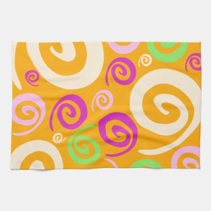 Funky background, kitchen towel