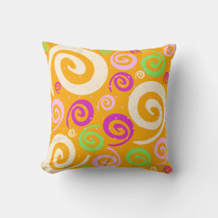 Funky background, pillow
