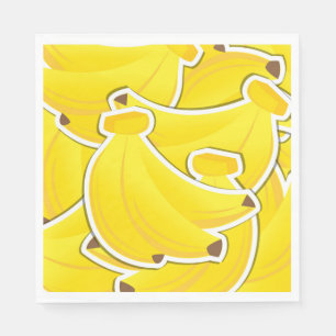 Funky bananas napkins