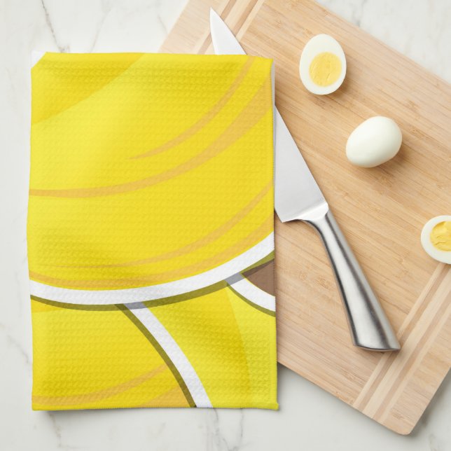 Funky bananas towel (Quarter Fold)