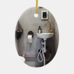 Funky Bathroom Ceramic Ornament