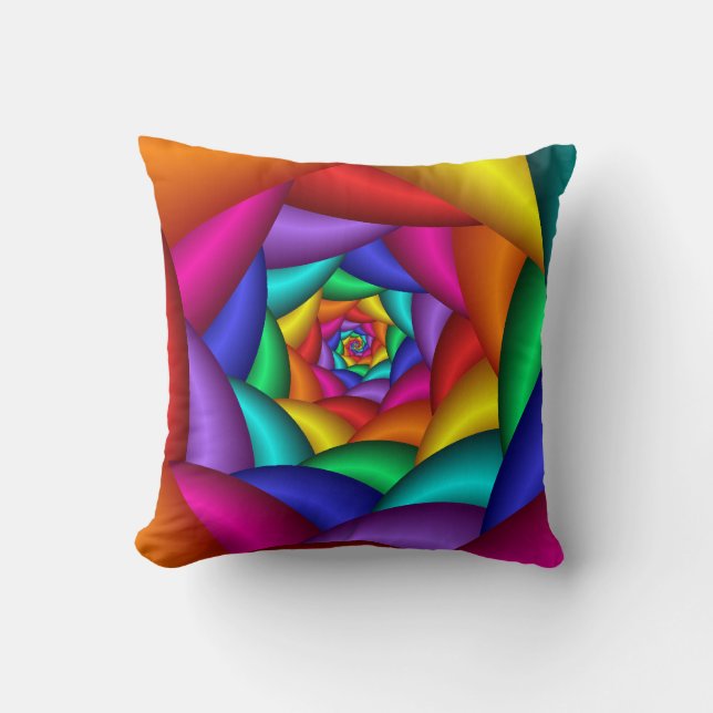 Funky Beats Throw Pillow (Front)