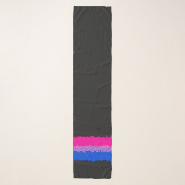 Funky Bi Flag Scarf (Front)