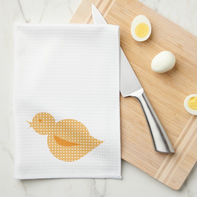 Funky Bird Dishtowel Series 2 Kitchen Towel (Quarter Fold)
