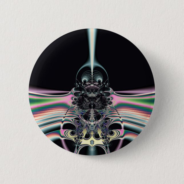 Funky Bird Pinback Button (Front)