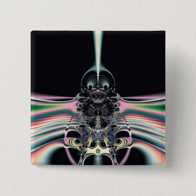 Funky Bird Pinback Button (Front)