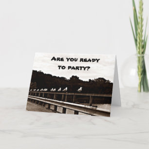 **FUNKY BIRDS** JUST WANNA HAVE "FUN"-BIRTHDAY FUN CARD