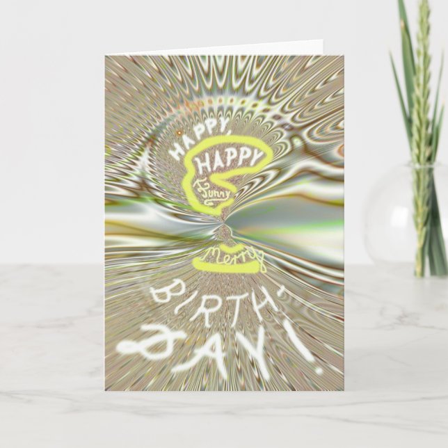 Funky-birthday card (Front)