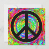 Funky Black Peace Sign (Front)