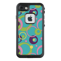 Funky Blue Circles Lifeproof Case