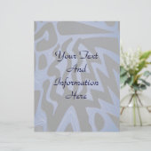 Funky Blue Letterhead (Standing Front)
