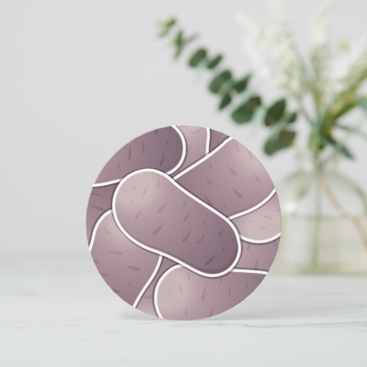 Funky blue potato (Standing Front)