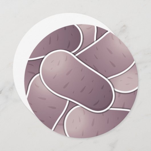 Funky blue potato (Front/Back)