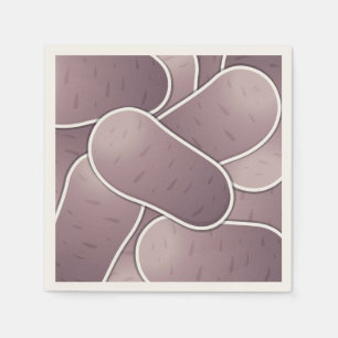 Funky blue potato napkins