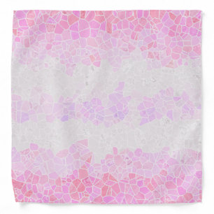 Funky Boho Abstract Mosaic Pomosexual Pride Flag Bandana