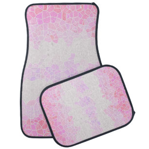 Funky Boho Abstract Mosaic Pomosexual Pride Flag Car Floor Mat