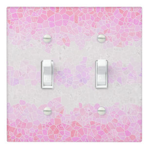 Funky Boho Abstract Mosaic Pomosexual Pride Flag Light Switch Cover