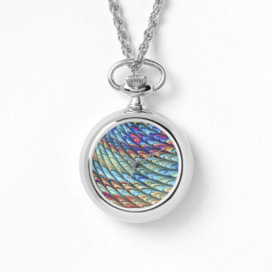 Funky Boho Colorful Psychedelic Waves Abstract Art Watch