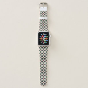 Funky Boho Retro Cute Abstract Christmas Pattern Apple Watch Band