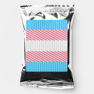Funky Boho Stripe Abstract Transgender Pride Flag Coffee Drink Mix