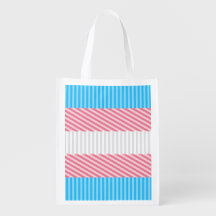 Funky Boho Stripe Abstract Transgender Pride Flag