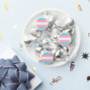 Funky Boho Stripe Abstract Transgender Pride Flag Hershey®'s Kisses®