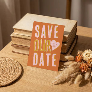 Funky Bold Font Invitation