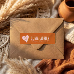 Funky Bold Font Label