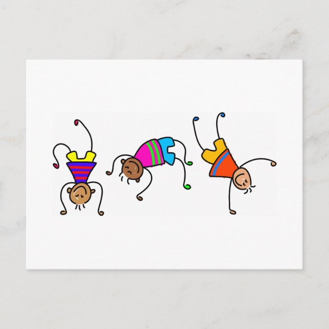 Funky Boys Postcard (Front)