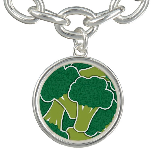 Funky broccoli charm bracelet (Design)