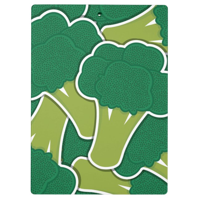 Funky broccoli clipboard (Back)