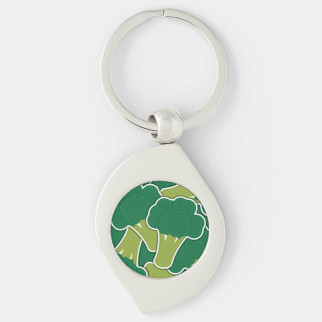 Funky broccoli keychain (Front)