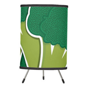 Funky broccoli tripod lamp