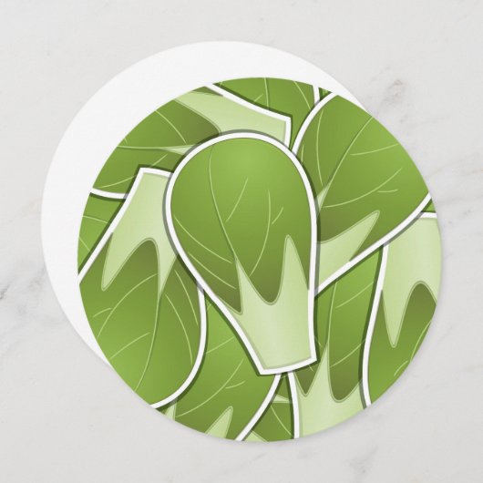 Funky brussel sprout (Front/Back)