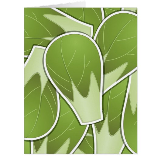 Funky brussel sprout cards (Front)