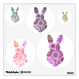 Funky Bunny in Crazy Paisley Wall Decor Collection