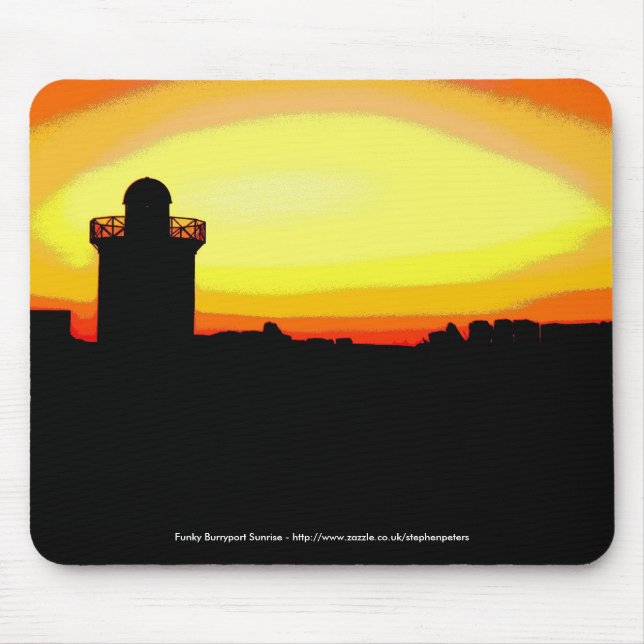 Funky Burryport sunrise Mouse Pad (Front)