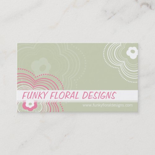 FUNKY BUSINESS CARD :: funky flower 10L