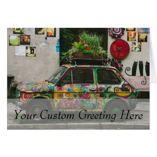 Funky Car Cards (Front Horizontal)