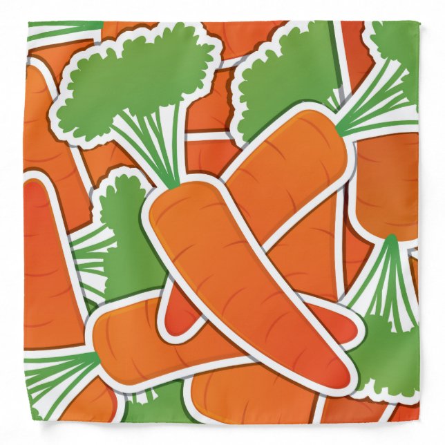 Funky carrot bandana (Front)