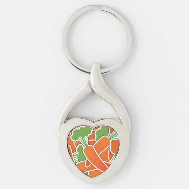 Funky carrot keychain (Front)