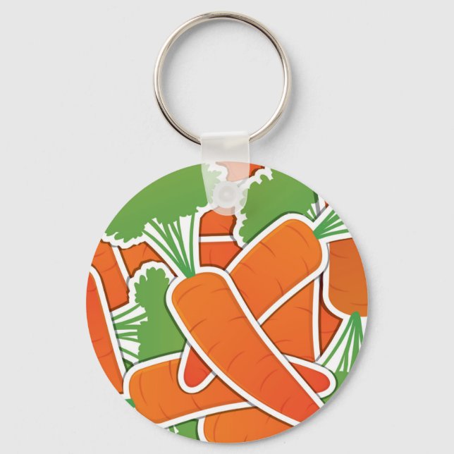 Funky carrot keychain (Front)