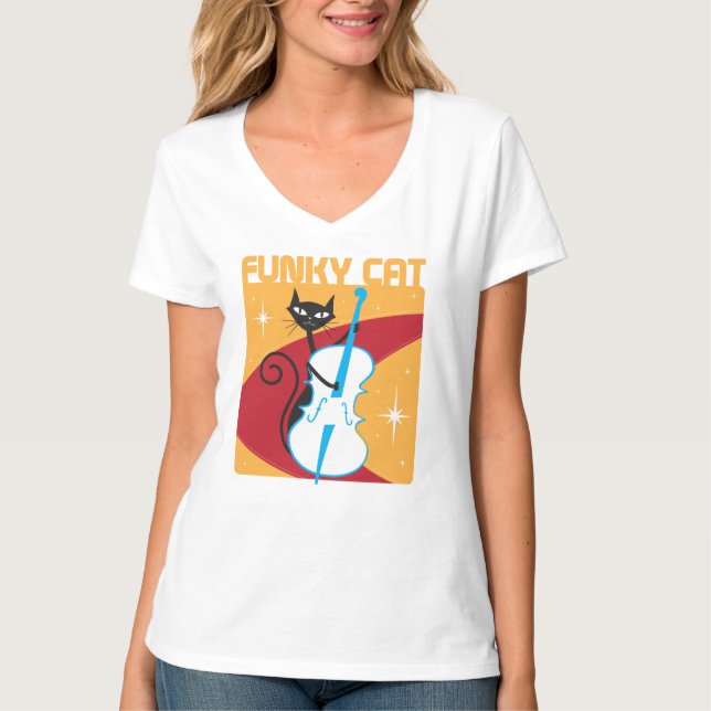 Funky Cat T-Shirt (Front)