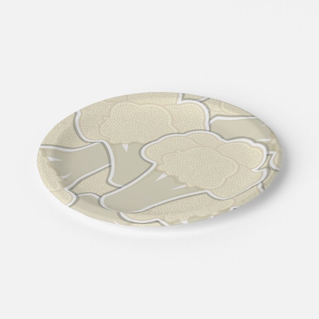 Funky cauliflower paper plates (Angled)
