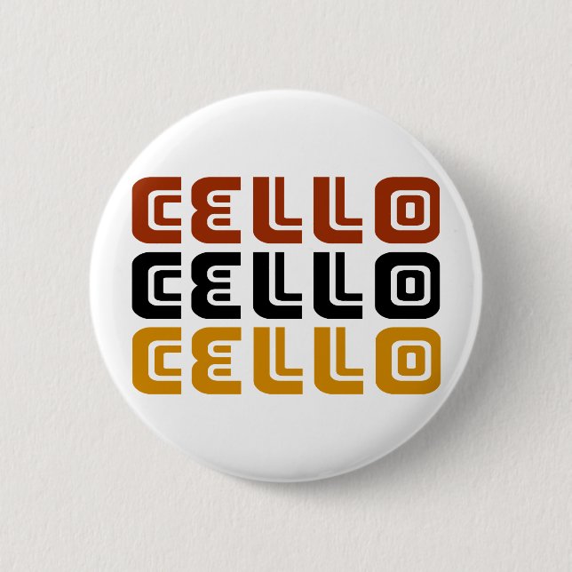 Funky Cello Trio Gift Button (Front)