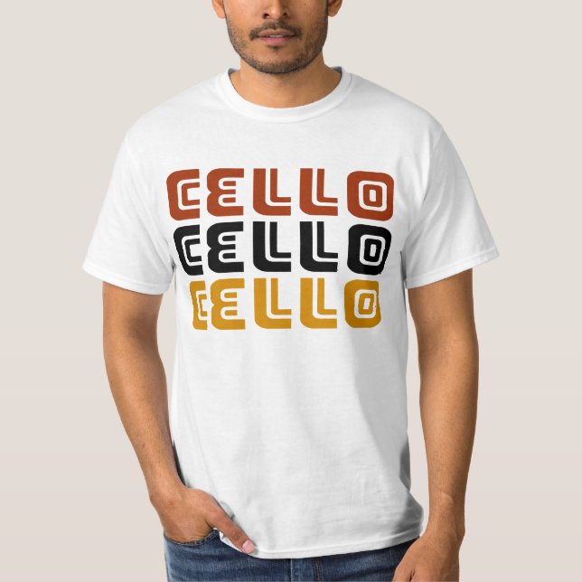Funky Cello Trio Gift T-Shirt (Front)