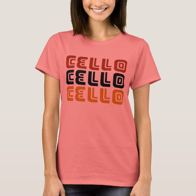 Funky Cello Trio Gift T-Shirt (Front)