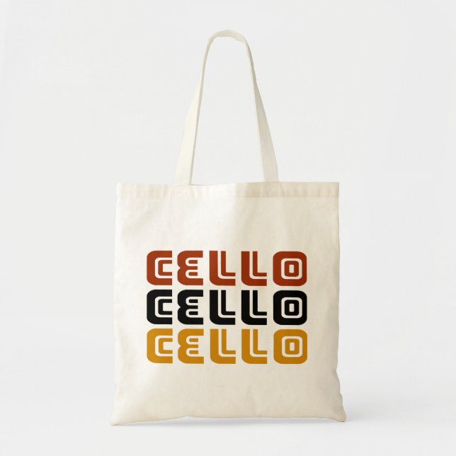 Funky Cello Trio Gift Tote Bag (Front)