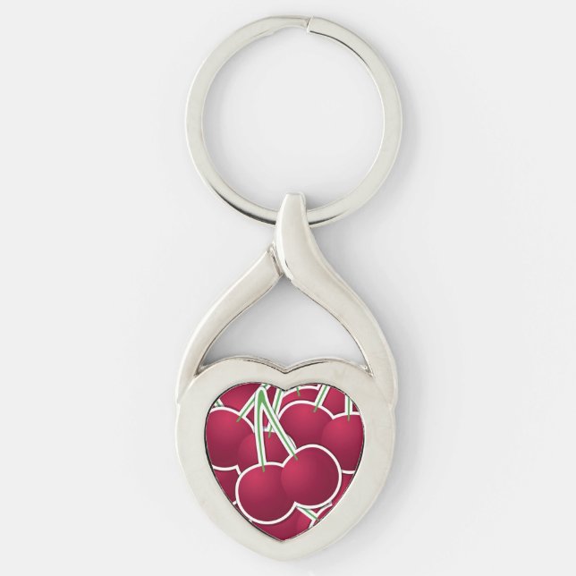 Funky cherry keychain (Front)