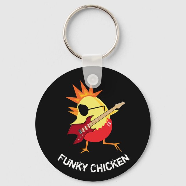 Funky Chicken Keychain (Front)